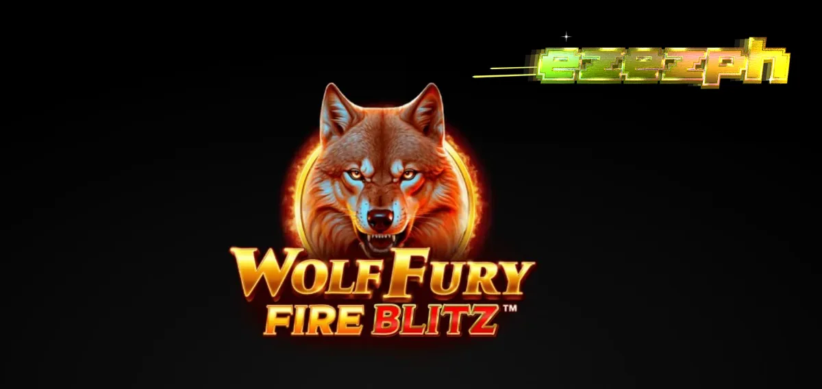 Wolf Fury Fire Blitz slot game interface na may mga prutas at apoy